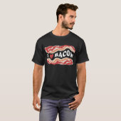T-shirt I Love Bacon (Devant entier)