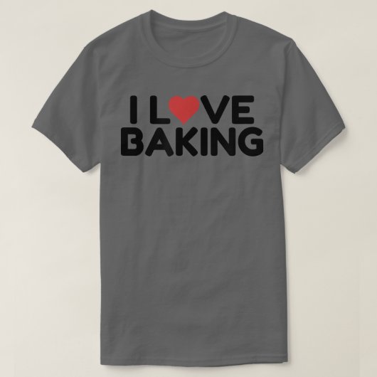 T-shirt I Love Baking 1946 (Design devant)