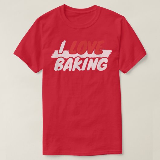 T-shirt I Love Baking 1954 (Design devant)