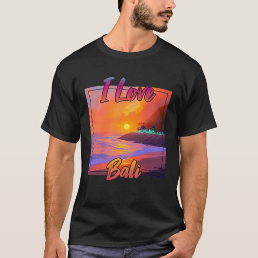 T-shirt I Love Bali (Devant)