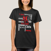 T-shirt I Love Ballroom Dancing Instructor Pair Cho (Devant)