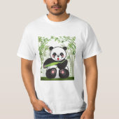 T-shirt I Love Bamboo Panda Tee (Devant)