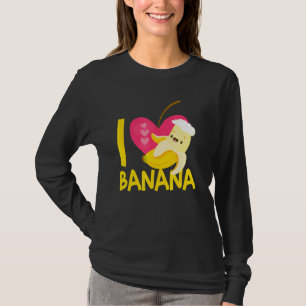 T-shirt I Love Bananas Banana Vegan Food
