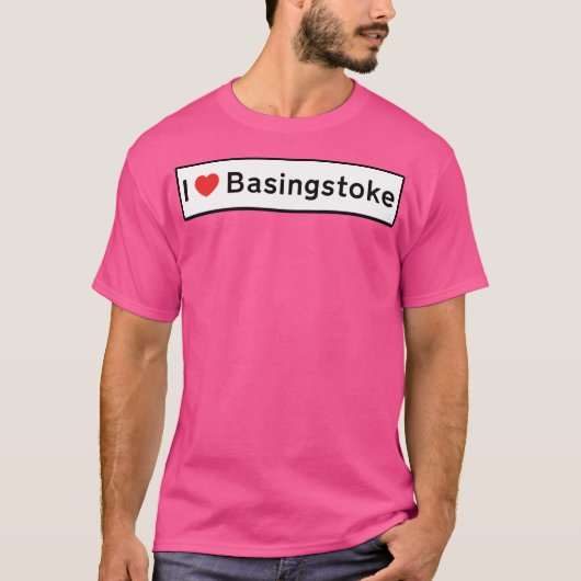 T-shirt I Love Basingstoke (Devant)
