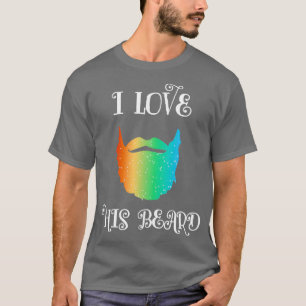 T-shirt I Love Beard Hipster Friend Love Partner Look