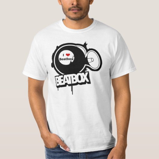 T-shirt I love beatbox (Devant)
