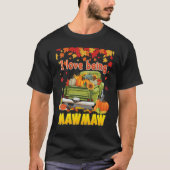 T-shirt I Love Being A Mawmaw Pumpkin Truck Fall Tree Than (Devant)