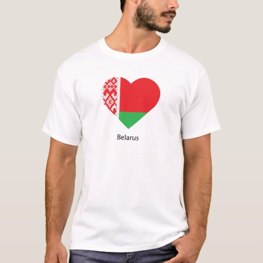 T-shirt I Love Belarus (Devant)