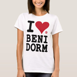 T-SHIRT I LOVE BENIDORM