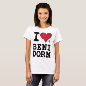 T-SHIRT I LOVE BENIDORM (Devant entier)