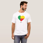 T-shirt I Love Bénin (Devant entier)