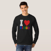 T-shirt I Love Bingo Funny Bingo Funny Bingo 1 (Devant entier)