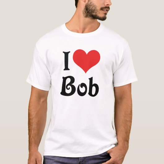 T-shirt I Love Bob (Devant)