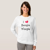 T-shirt I Love Boogie Woogie (Devant entier)