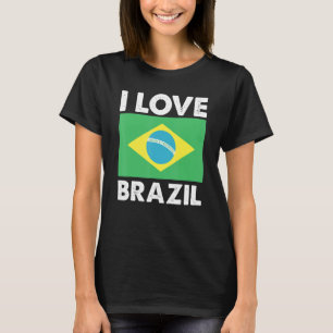 T-shirt I Love Brazil I Heart Brazil Famille Voyage Brésil
