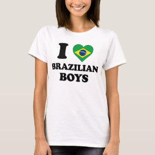 T-shirt I love Brazilian Boys