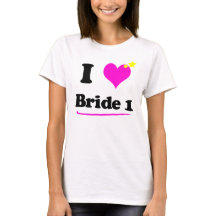 I Love Bride 1 Hanes Décontracté Comfort Tee