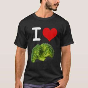 T-shirt I Love Broccoli Végétarien Vegan Protein Végétal