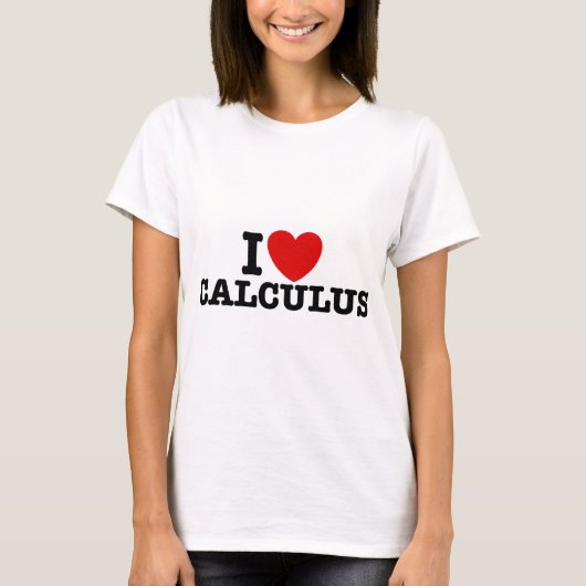 T-shirt I Love Calculus (Devant)