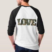 T-shirt I Love Camouflage Vert Brown | (Dos)