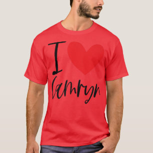 T-shirt I Love Camryn Nom Fille Personnalisée Femme Bff Fr
