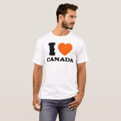 T-shirt I Love Canada, Anti Trump (Devant entier)