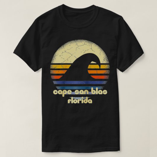 T-shirt I Love Cape San Blas Beach Floride Ocean Wave FL (Design devant)