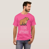T-shirt I Love Capybaras (Devant entier)