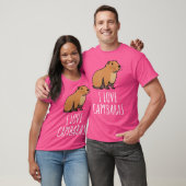 T-shirt I Love Capybaras (Unisexe)