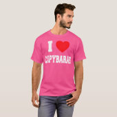 T-shirt I Love Capybaras (Devant entier)