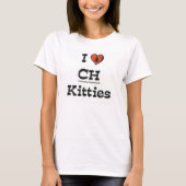 T-shirt I Love CH Kitties Débardeur (Devant)