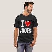 T-shirt I Love Chaussures (Devant entier)