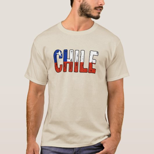 T-shirt I love Chile (Devant)