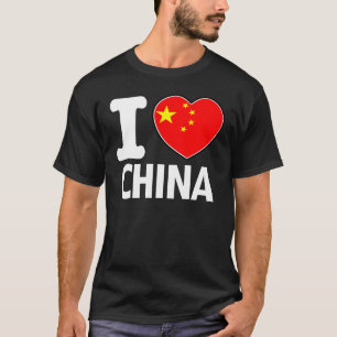 T-shirt I Love china cadeau