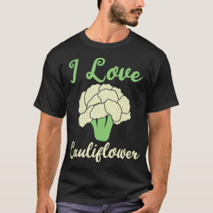 T-shirt I Love Chirt Chirt Chirt Blanc Légumes