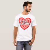 T-shirt I Love Chloe Heart Chloe Nom Funny Chloe Meme (Devant entier)