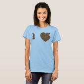 T-shirt I LOVE Chocolate (Devant entier)