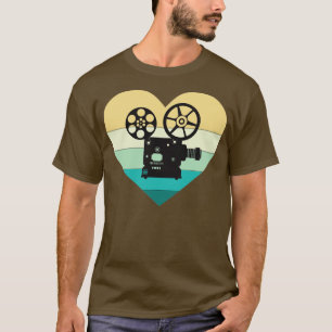 T-shirt I Love Cinema Retro Projecteur