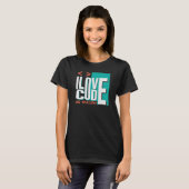 T-shirt I Love Code Programmer Web Developer (Devant entier)