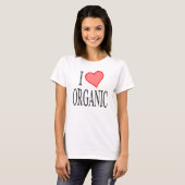 T-shirt I Love (Coeur) Bio (Devant entier)
