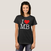 T-shirt I Love (Coeur) MB (Devant entier)