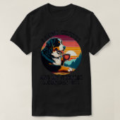 T-shirt I Love Coffee and My Bernese Dog Berner Mountain W (Design devant)