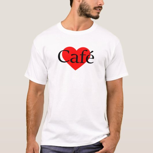 T-shirt I Love Coffee - Café France (Devant)