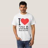 T-shirt I love cold machine (Devant entier)