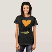 T-shirt I Love Corn Grain Kernel Maize Corn Farmer (Devant entier)