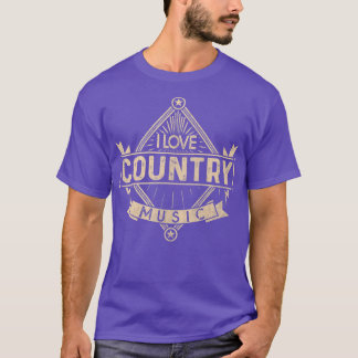 T-shirt I Love Country Music