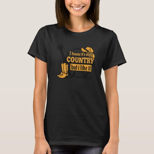 T-shirt I Love Country Music 1 (Devant)