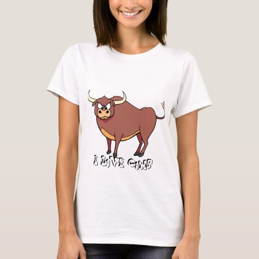 T-shirt I Love Cows (Devant)
