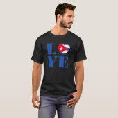 T-shirt I love Cuba (Devant entier)
