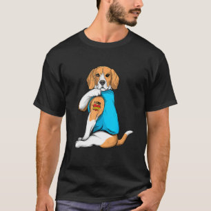 T-shirt I Love Dad - Propriétaire de chien Beagle Animal é